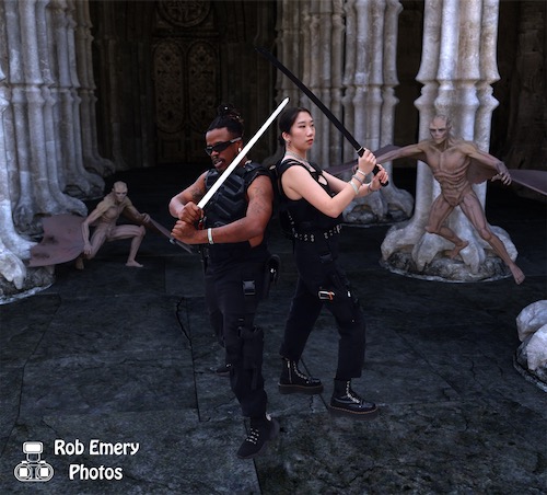 Blade faces off against vampires